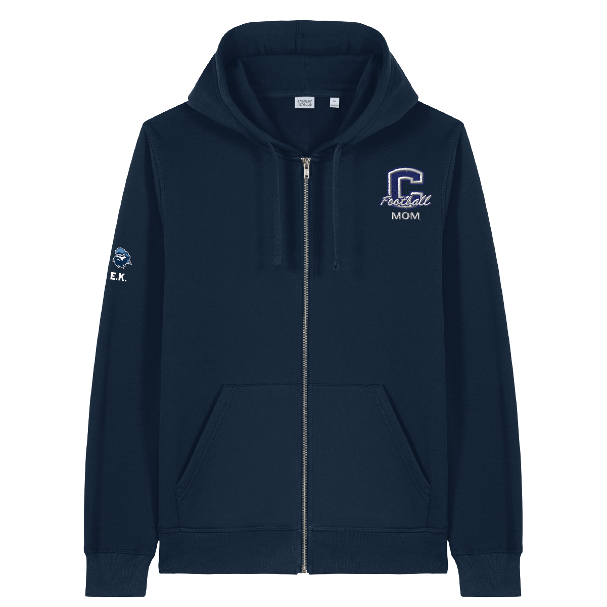 Carlmont Moms Football Embroidered Full-Zip