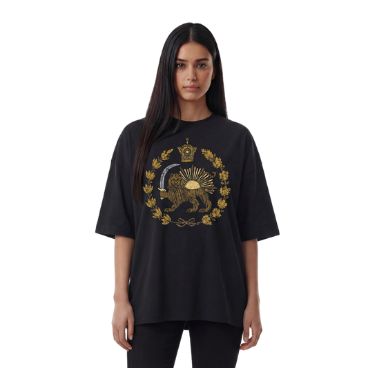 The Taj Oversized Premium T-Shirt - Gold