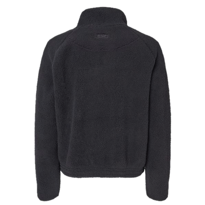 Embroidered Black Everest Fleece