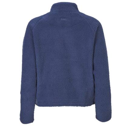 Embroidered Indigo Everest Fleece