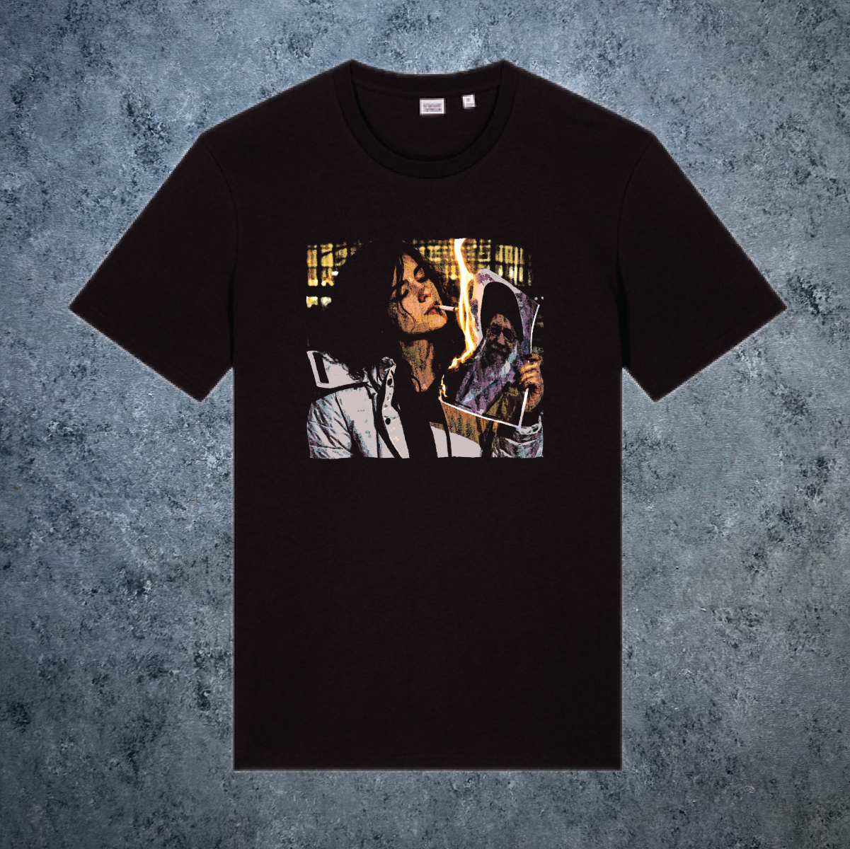 Edgy Vintage Style Freedom for Iran Organic Cotton T- Shirt