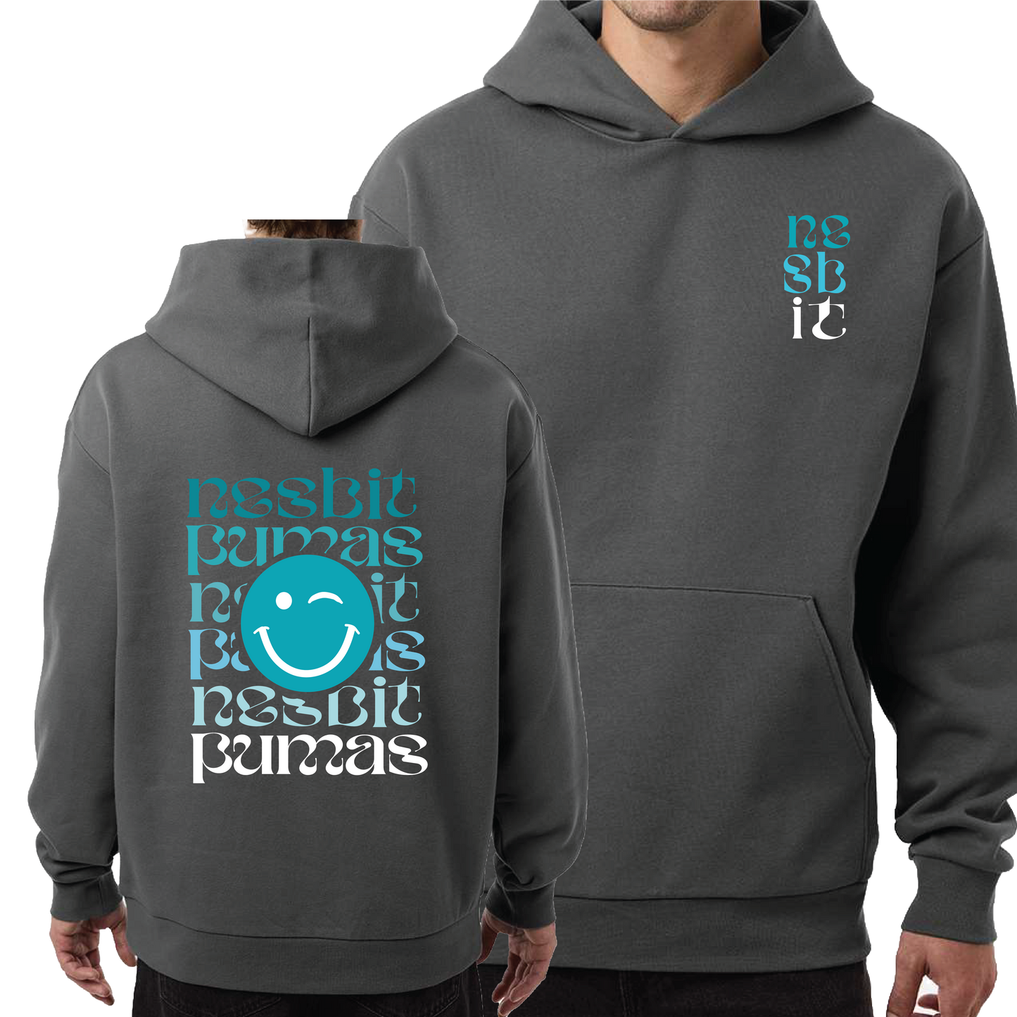Happy Face Adult Trend Hoodie