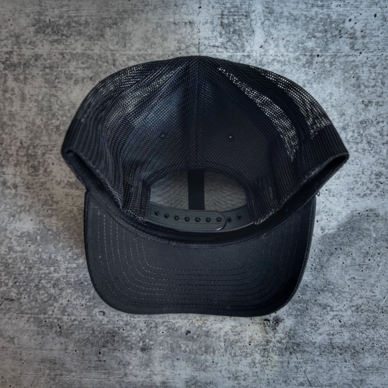 Embroidered Green White and Red Heart Trucker Hat