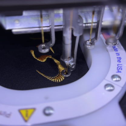 The Lion and the Sun with Azadi Embroidered Organic Hooded Sweatshirt